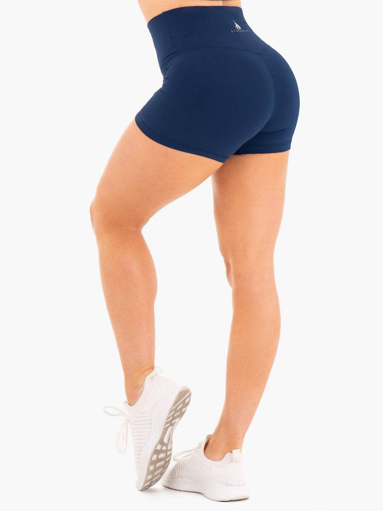 Navy Ryderwear Women Shorts NKD High Waisted Women's Shorts | AU2210EX