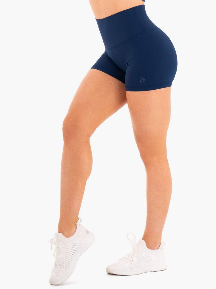 Navy Ryderwear Women Shorts NKD High Waisted Women\'s Shorts | AU2210EX