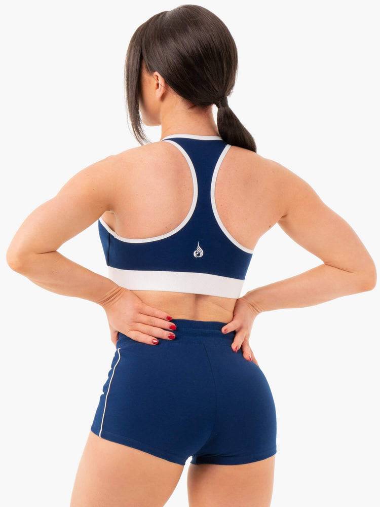 Navy Ryderwear Women Sports Bra Track Women's Sports Bra | AU2476YU