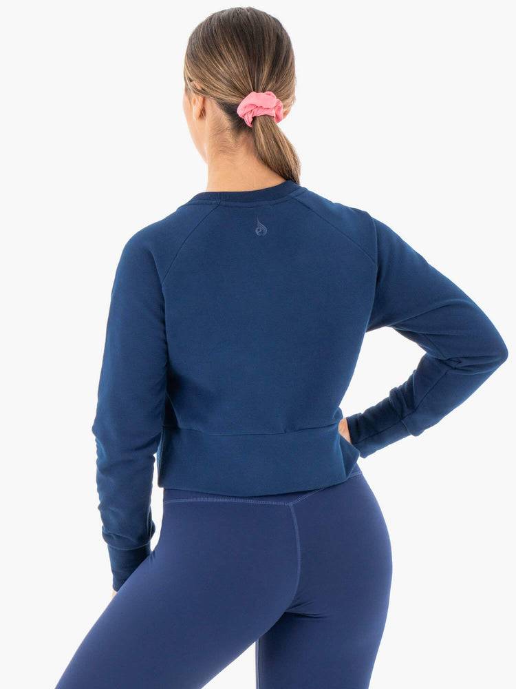 Navy Ryderwear Women Sweaters Motion Women's Sweaters | AU2615VD