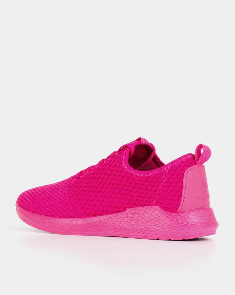 Neon Pink (Womens) Ryderwear Women Shoes Neon Power Trainers Women's Shoes | AU3131TV