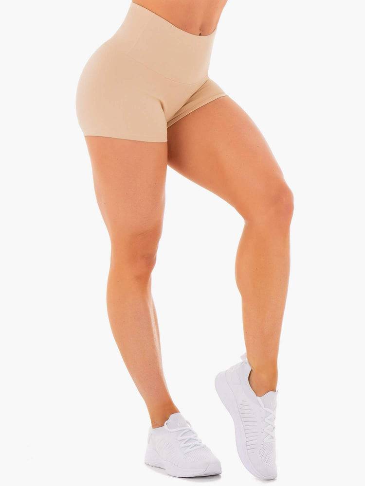 Nude Ryderwear Women Shorts Adapt High Waisted Scrunch Women's Shorts | AU2179BC