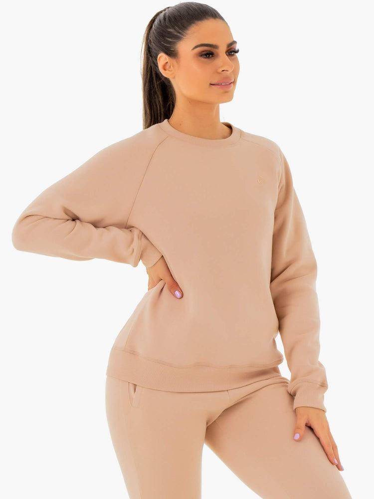 Nude Ryderwear Women Sweaters Adapt Boyfriend Women's Sweaters | AU2629PQ