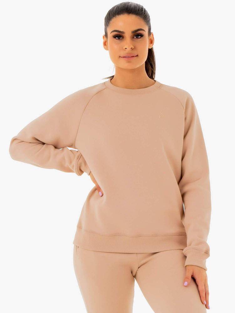 Nude Ryderwear Women Sweaters Adapt Boyfriend Women\'s Sweaters | AU2629PQ