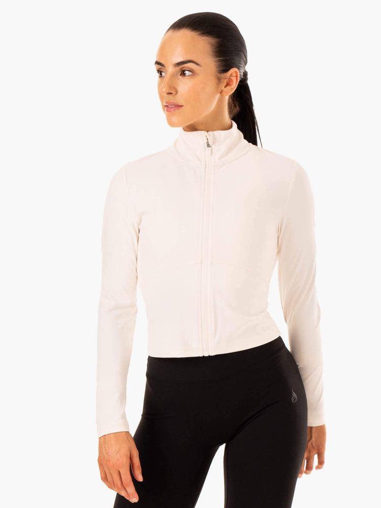 Off White Ryderwear Women Jackets NKD Refine Women\'s Jackets | AU1714QZ