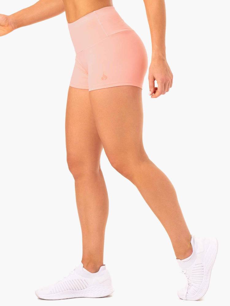 Peach Ryderwear Women Shorts Adapt High Waisted Scrunch Women's Shorts | AU1957PQ