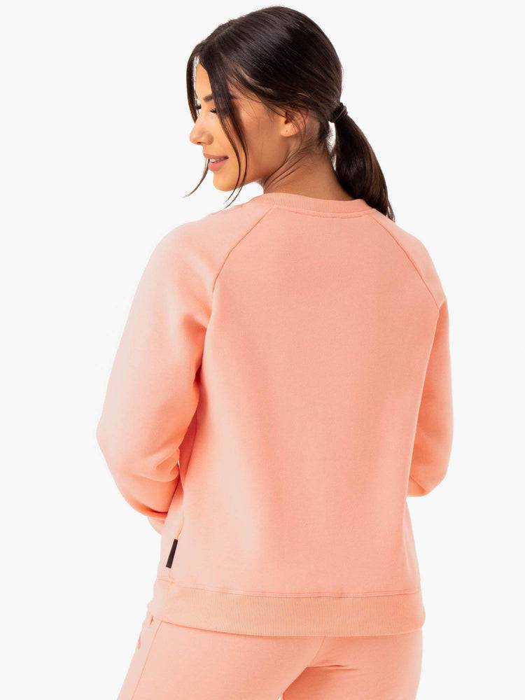 Peach Ryderwear Women Sweaters Adapt Boyfriend Women's Sweaters | AU2588BC