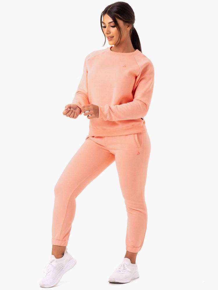 Peach Ryderwear Women Sweaters Adapt Boyfriend Women's Sweaters | AU2588BC