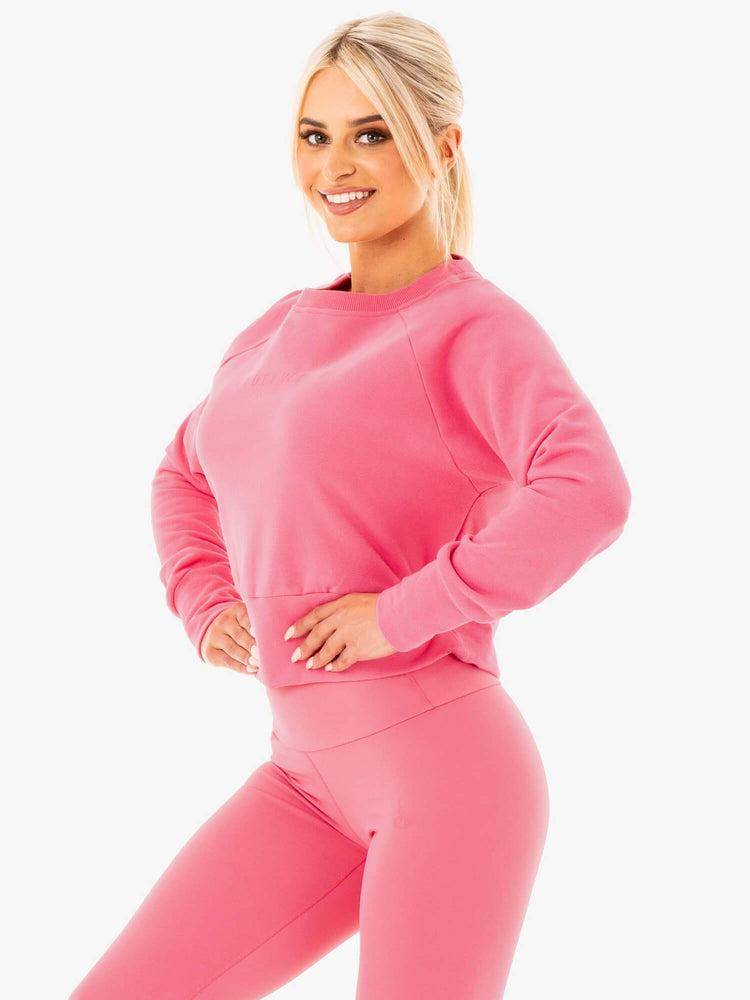 Pink Lemonade Ryderwear Women Sweaters Motion Women's Sweaters | AU2618ZG