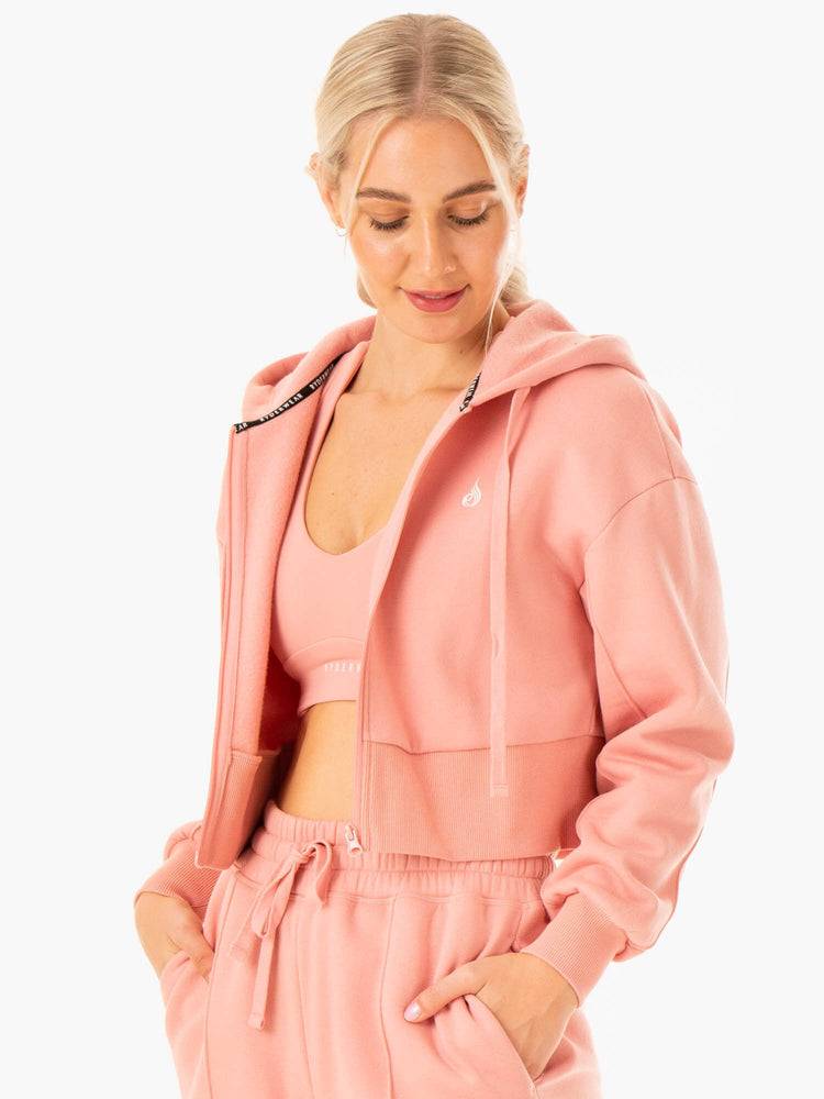 Pink Ryderwear Women Jackets Revival Zip Up Women's Jackets | AU1711BC