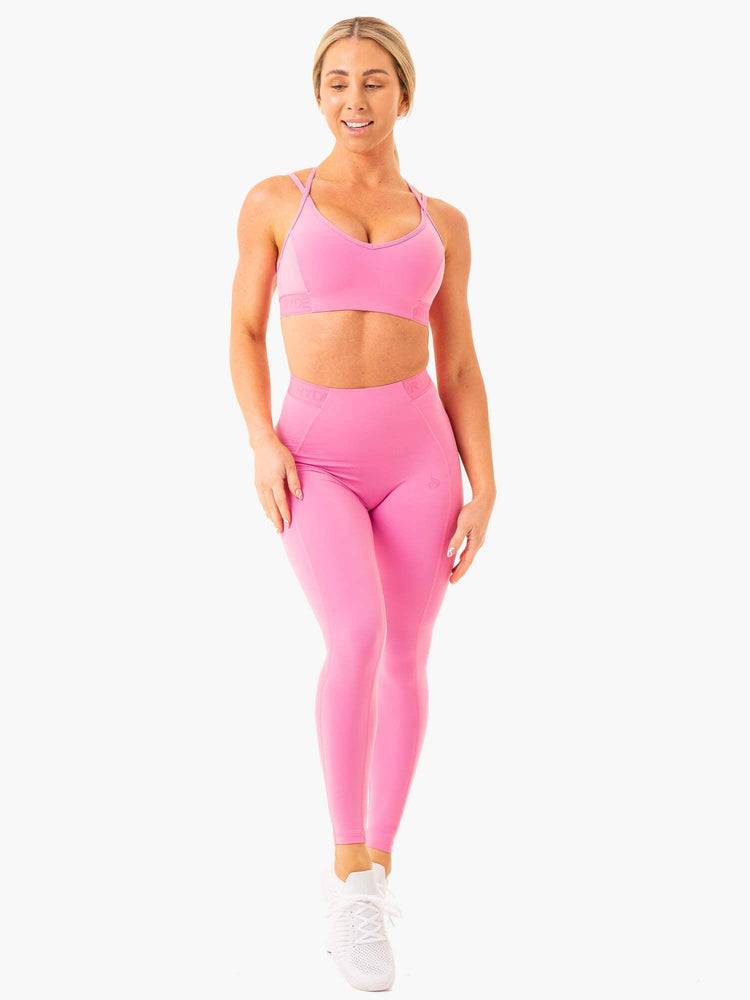 Pink Ryderwear Women Shorts Level Up High Waisted Scrunch Women's Shorts | AU1980UT