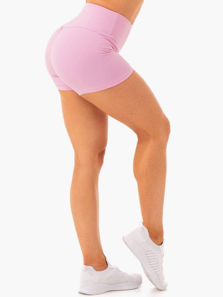 Pink Ryderwear Women Shorts Staples Scrunch Bum Booty Women's Shorts | AU1999MA