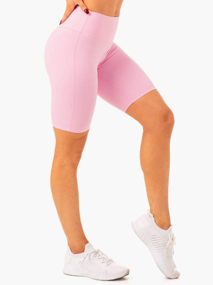 Pink Ryderwear Women Shorts Staples Scrunch Bum Bike Women's Shorts | AU2078QZ