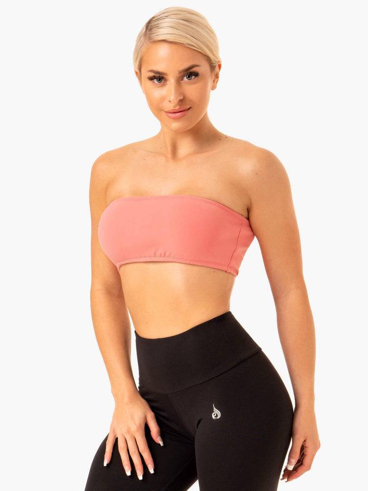 Pink Ryderwear Women Sports Bra Bandeau Women's Sports Bra | AU2351QZ