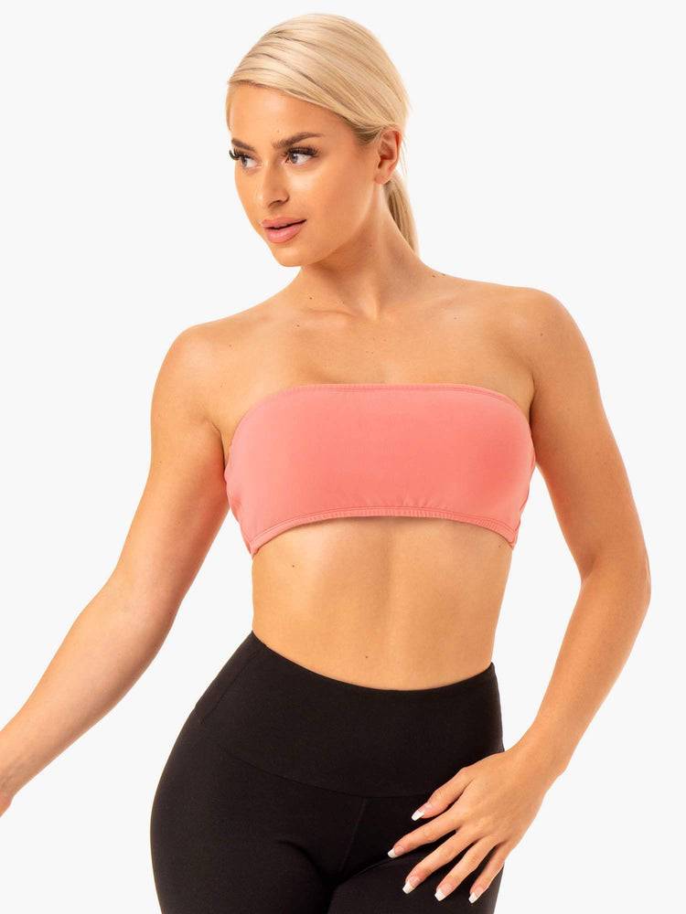 Pink Ryderwear Women Sports Bra Bandeau Women\'s Sports Bra | AU2351QZ