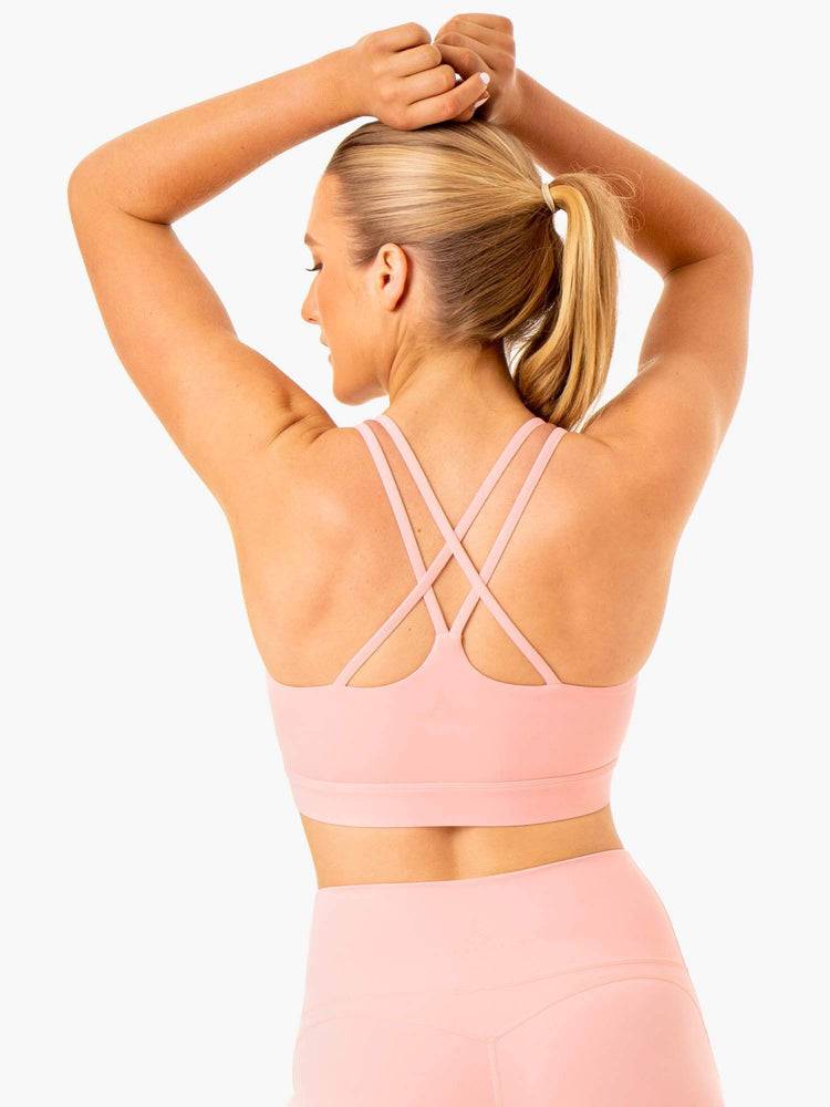 Pink Ryderwear Women Sports Bra NKD Align Women's Sports Bra | AU2436ZG