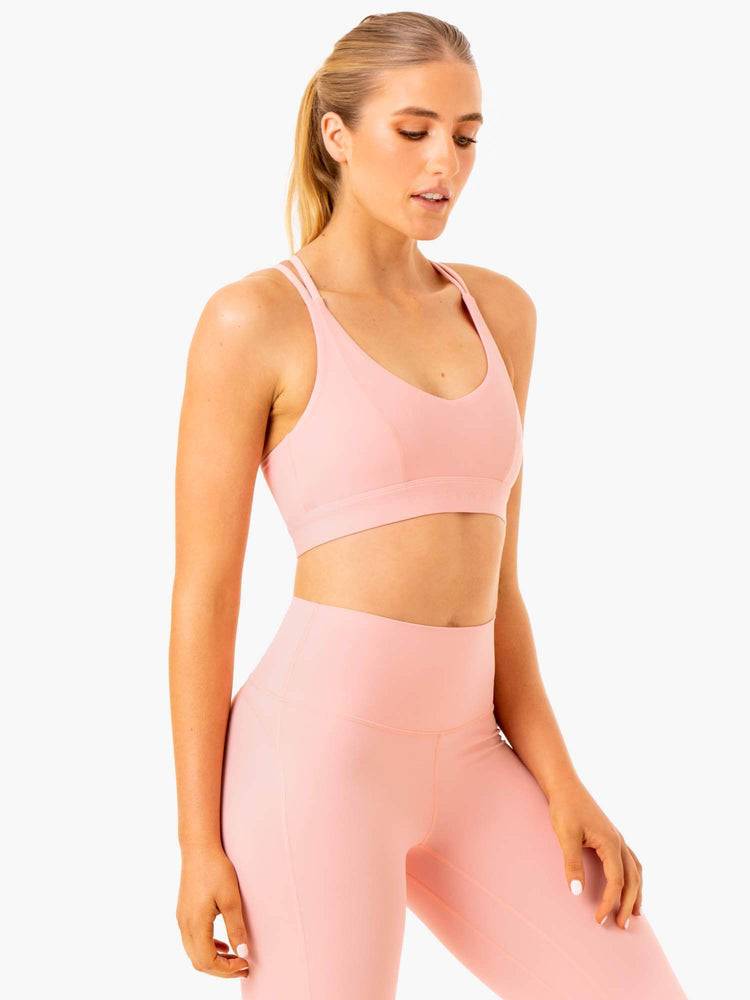 Pink Ryderwear Women Sports Bra NKD Align Women's Sports Bra | AU2436ZG