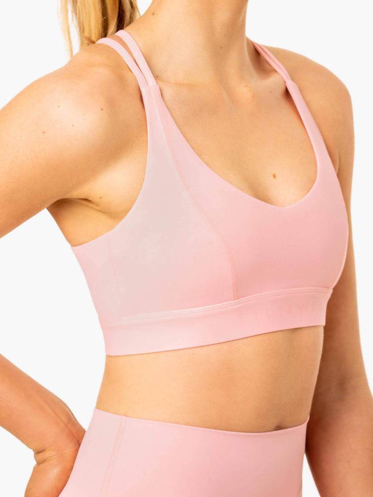 Pink Ryderwear Women Sports Bra NKD Align Women's Sports Bra | AU2436ZG