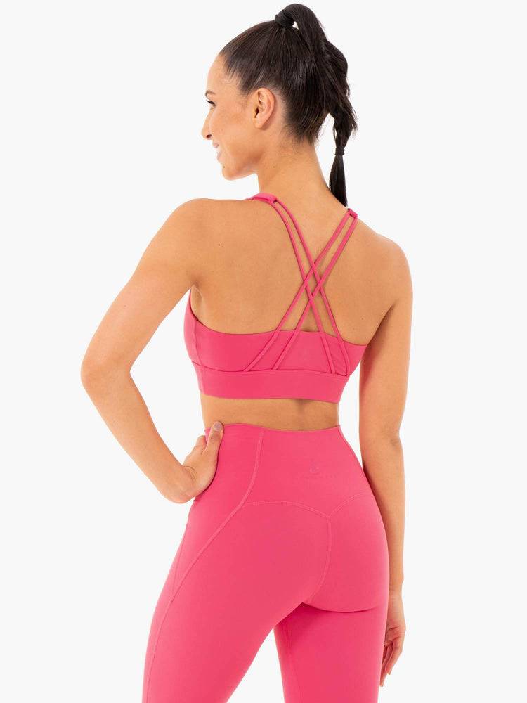 Pink Ryderwear Women Sports Bra Sola Women's Sports Bra | AU2470SO