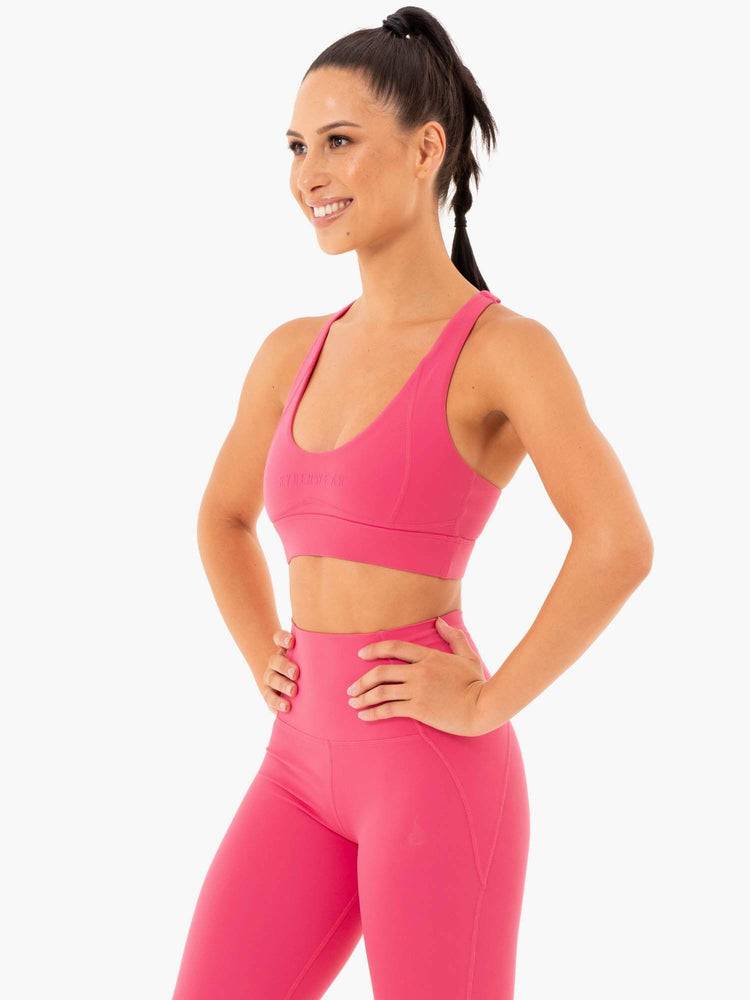 Pink Ryderwear Women Sports Bra Sola Women's Sports Bra | AU2470SO