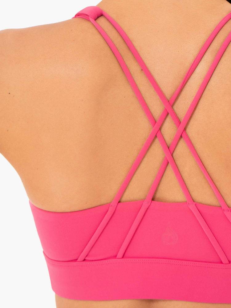 Pink Ryderwear Women Sports Bra Sola Women's Sports Bra | AU2470SO