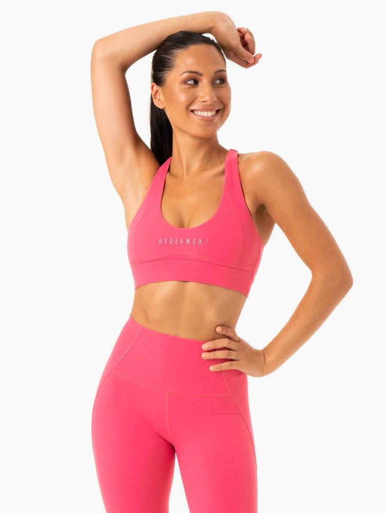 Pink Ryderwear Women Sports Bra Sola Women\'s Sports Bra | AU2470SO