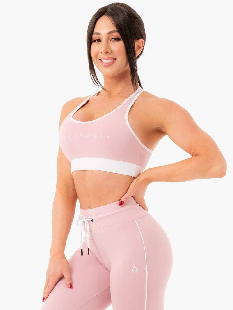 Pink Ryderwear Women Sports Bra Track Women's Sports Bra | AU2478RW