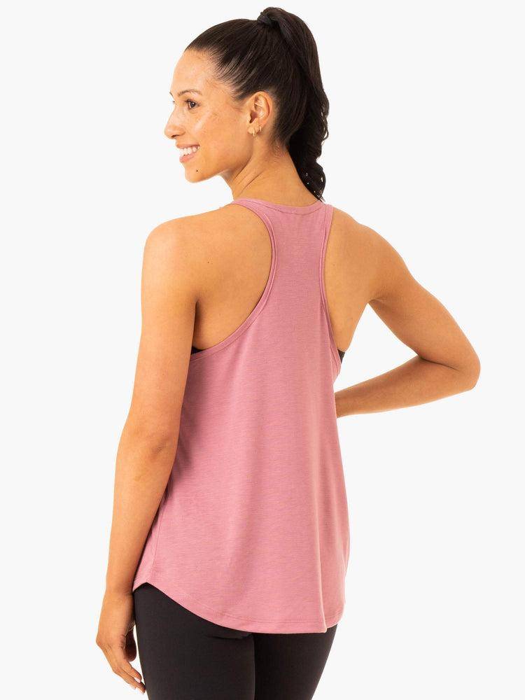 Pink Ryderwear Women Tanks Elevate Singlet Women's Tanks | AU2820TV