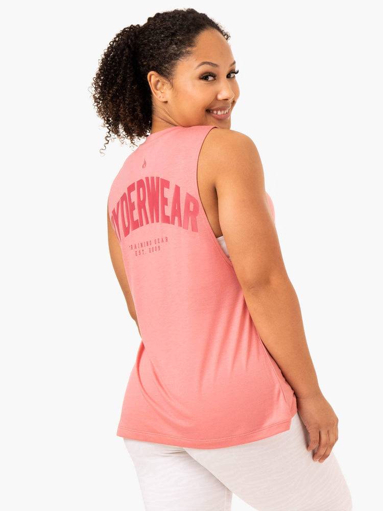 Pink Ryderwear Women Tanks Emerge Training Women's Tanks | AU2865TV