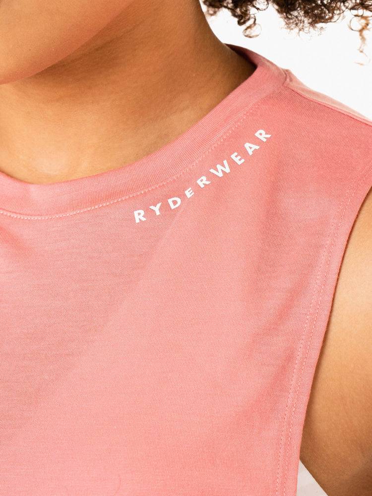 Pink Ryderwear Women Tanks Emerge Training Women's Tanks | AU2865TV