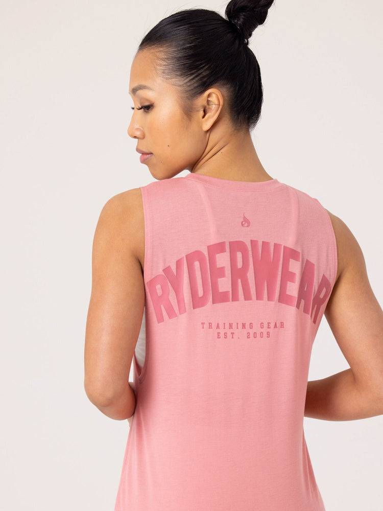 Pink Ryderwear Women Tanks Emerge Training Women\'s Tanks | AU2865TV