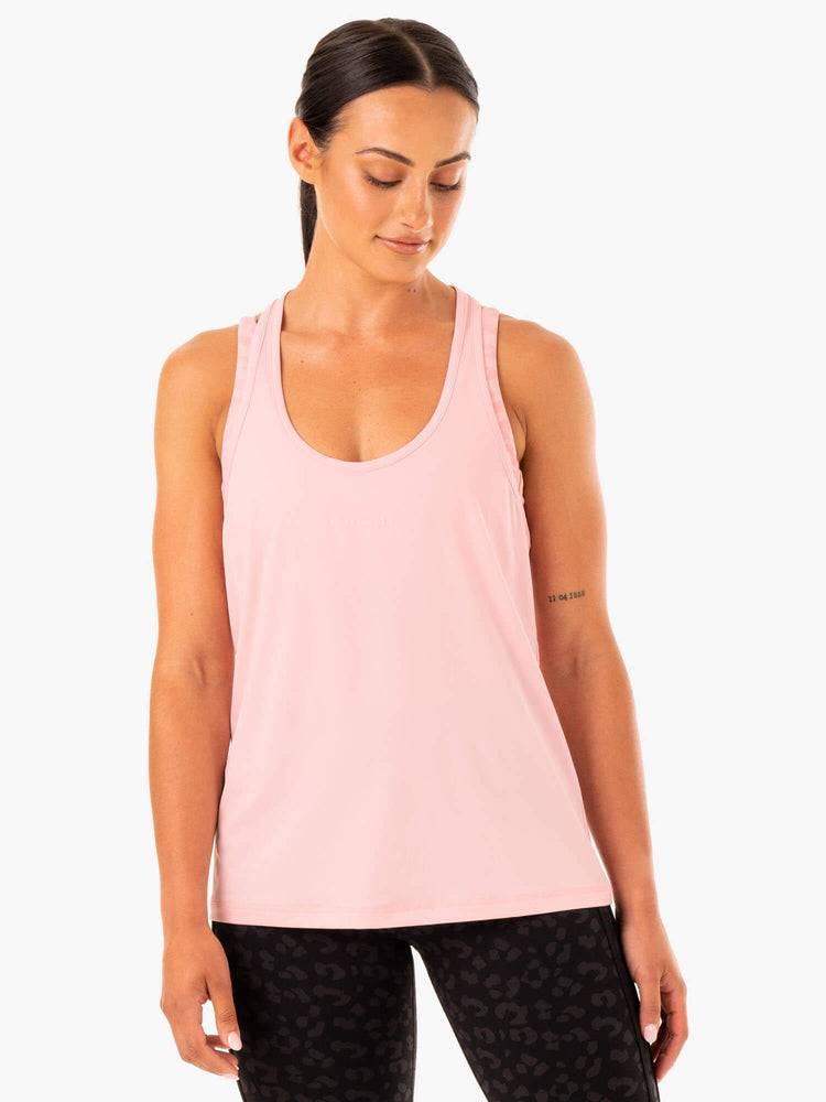 Pink Ryderwear Women Tanks Evolution Racer Back Women\'s Tanks | AU2890YU