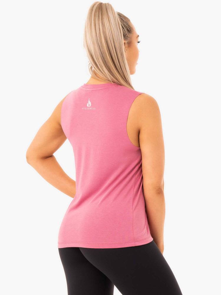 Pink Ryderwear Women Tanks Ladies Baller Women's Tanks | AU2980FM