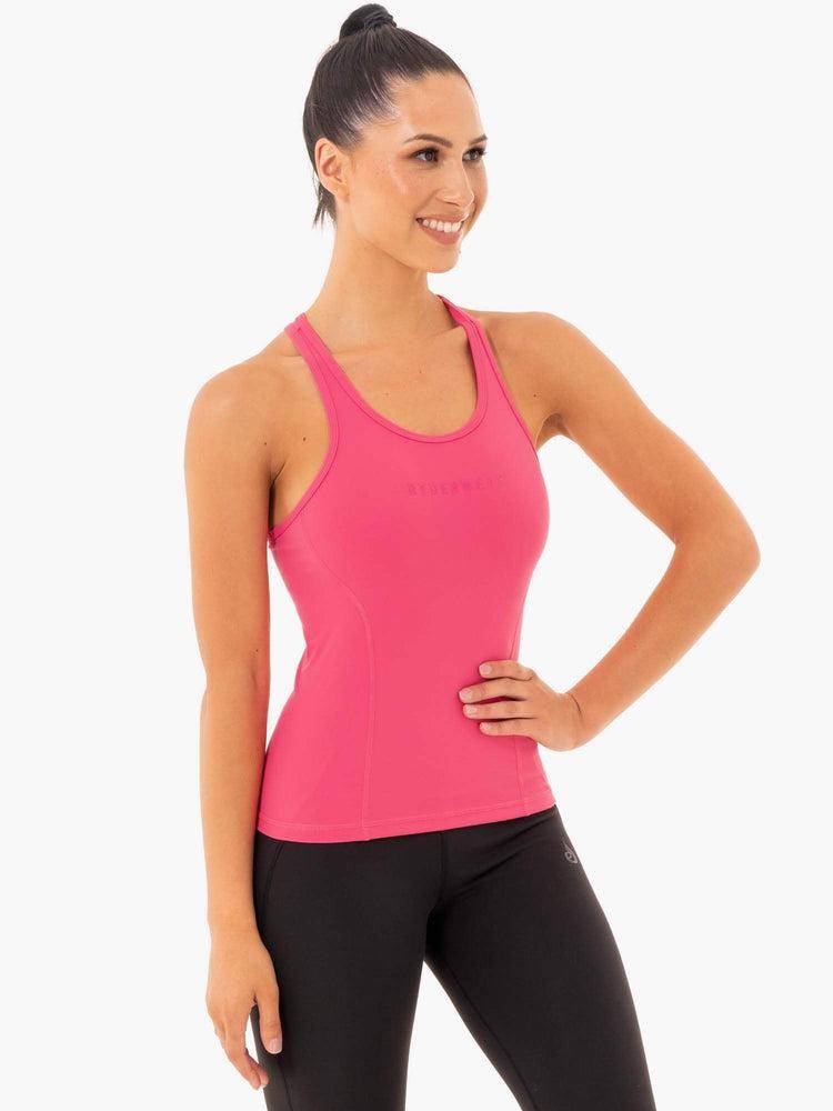 Pink Ryderwear Women Tanks Sola Women's Tanks | AU2996HK