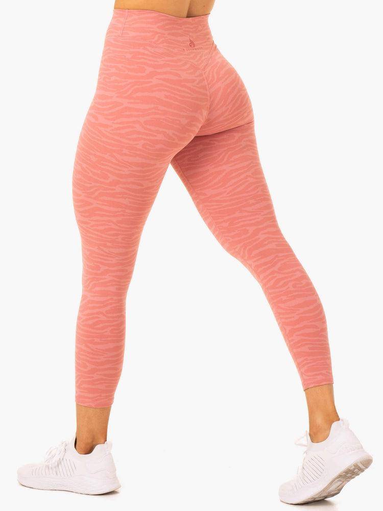 Pink Zebra Ryderwear Women Leggings Transform High Waisted Women\'s Leggings | AU1794EX