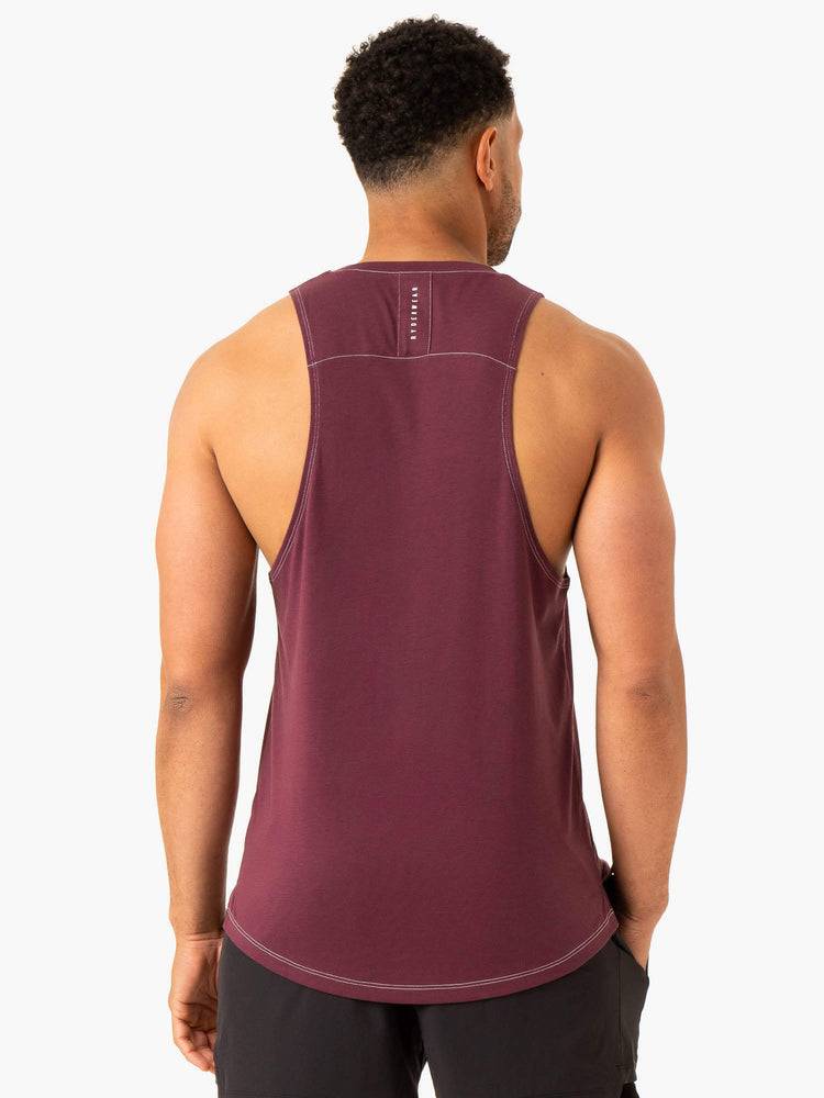 Plum Ryderwear Men Tanks Vital Baller Tank Men's Tanks | AU1181FM