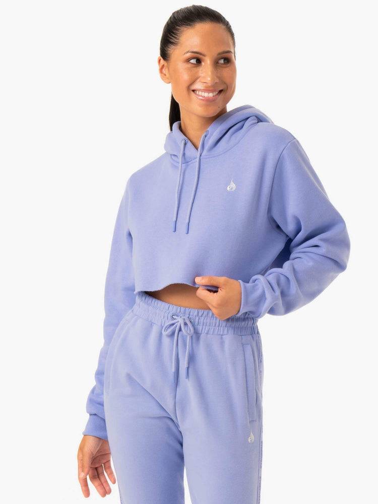 Purple Ryderwear Women Hoodie Base Pullover Women's Hoodie | AU1674DN