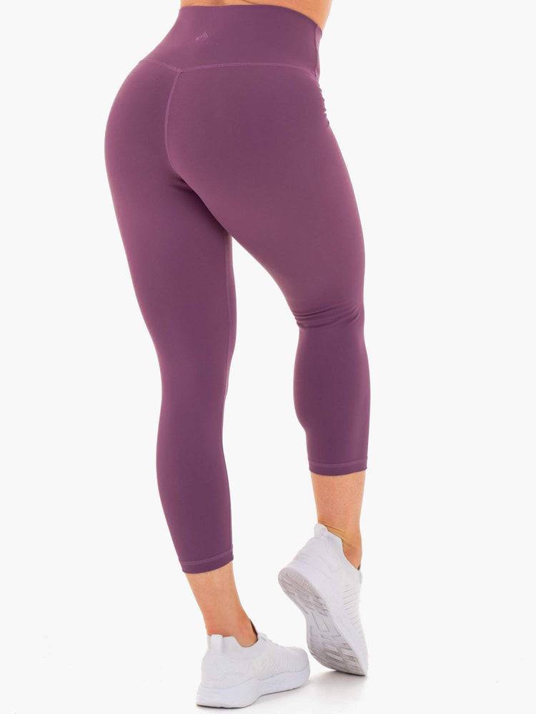 Purple Ryderwear Women Leggings Motion High Waisted 7/8 Women's Leggings | AU1741WY