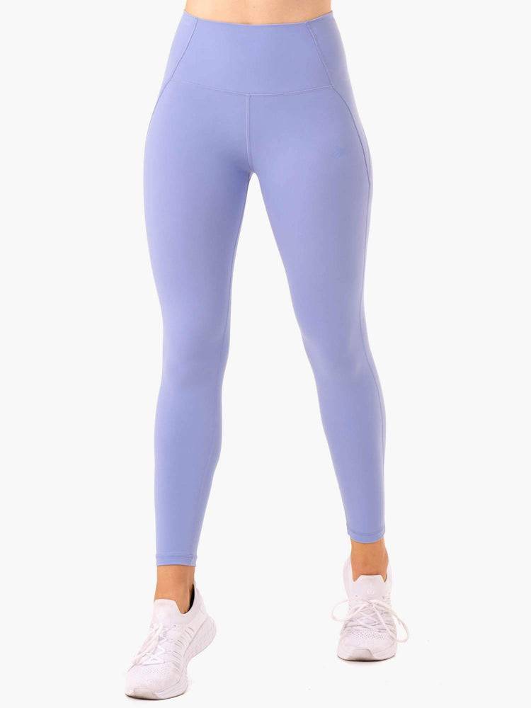 Purple Ryderwear Women Leggings Sola High Waisted Women's Leggings | AU1868NB