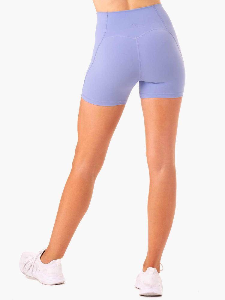 Purple Ryderwear Women Shorts Sola High Waisted Women's Shorts | AU2012DN