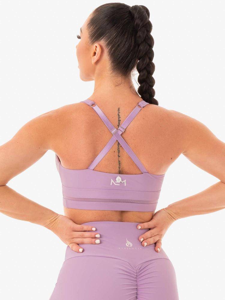 Purple Ryderwear Women Sports Bra NEM X RW Women's Sports Bra | AU2462ZG