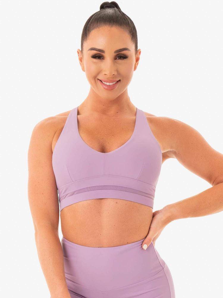 Purple Ryderwear Women Sports Bra NEM X RW Women's Sports Bra | AU2462ZG