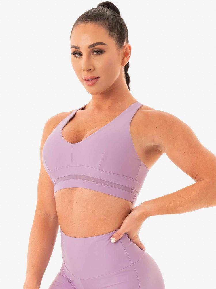 Purple Ryderwear Women Sports Bra NEM X RW Women's Sports Bra | AU2462ZG