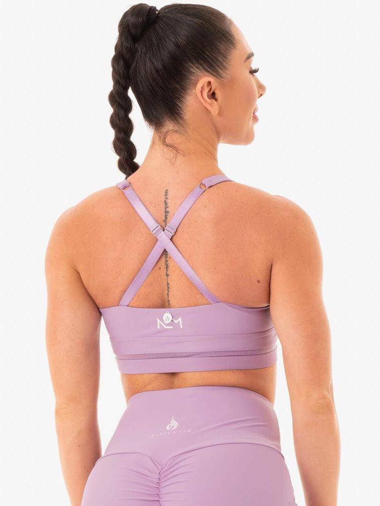 Purple Ryderwear Women Sports Bra NEM X RW Women's Sports Bra | AU2462ZG