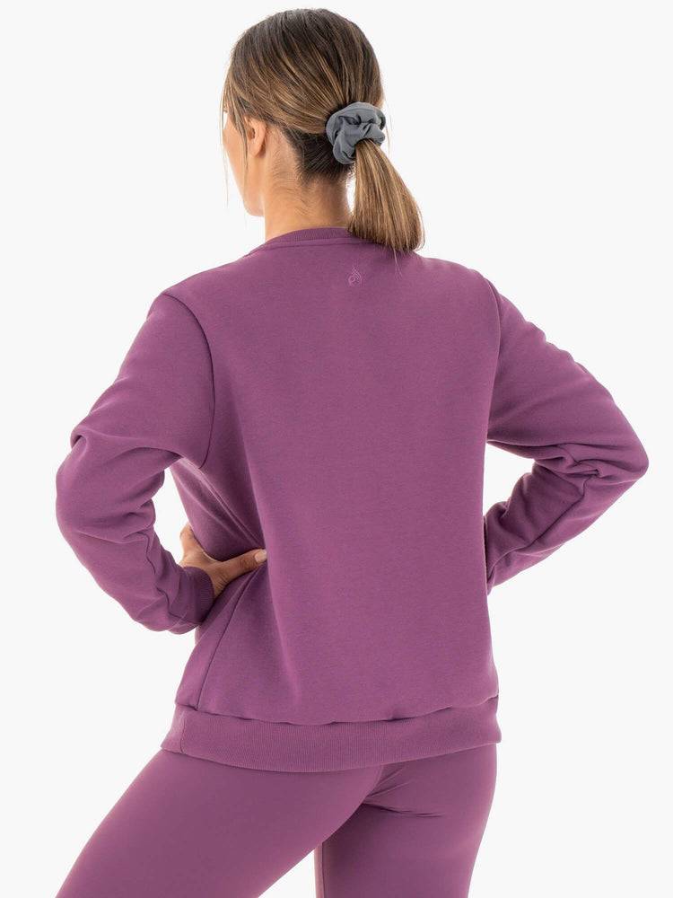 Purple Ryderwear Women Sweaters Motion Oversized Women's Sweaters | AU2606YU