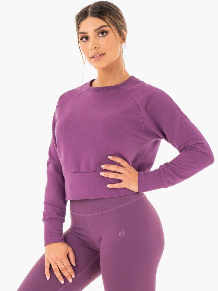 Purple Ryderwear Women Sweaters Motion Women's Sweaters | AU2614BC