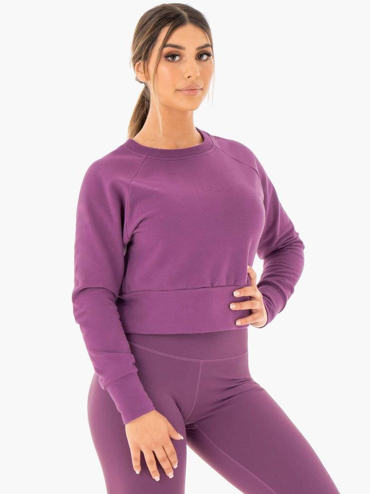 Purple Ryderwear Women Sweaters Motion Women's Sweaters | AU2614BC