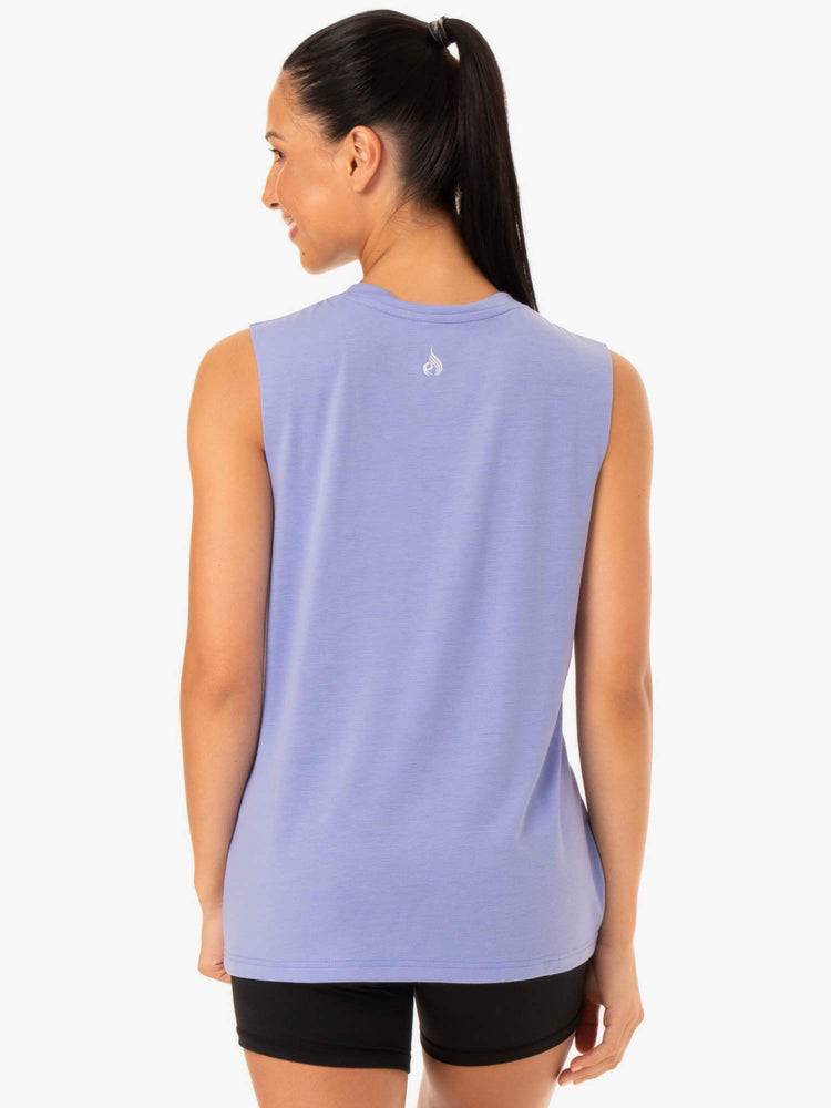 Purple Ryderwear Women Tanks Base Regular Cut Women's Tanks | AU2945CE