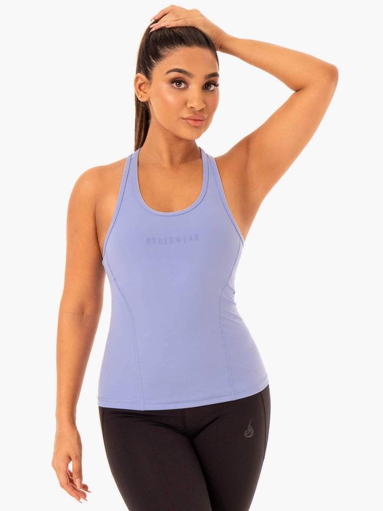 Purple Ryderwear Women Tanks Sola Women's Tanks | AU2964EX