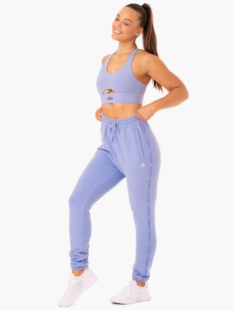 Purple Ryderwear Women Track Pants Base High Waisted Women's Track Pants | AU3051FM